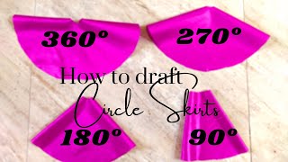 Circle Skirt Tutorial : Pattern Drafting
