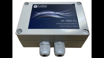 AI-1000-CV Analog Signal Conditioner for Load Cells that provides Voltage or Current output or Both