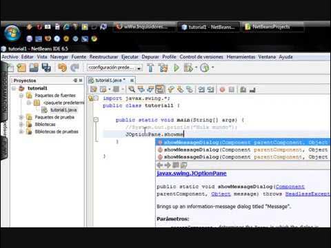 Tutorial 1 Java NetBeans WWW.INQUISIDORES.NET Introduccion y uso de ...