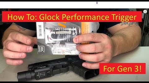 How to: Install a Gen 5 Glock Performance Trigger in a Gen 3 Glock | Step-by-Step Mod #gunmod