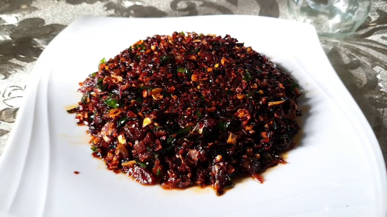 Sri Lankan Special Chilli Paste YouTube