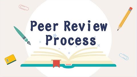 🔎 The Peer Review Process ✍