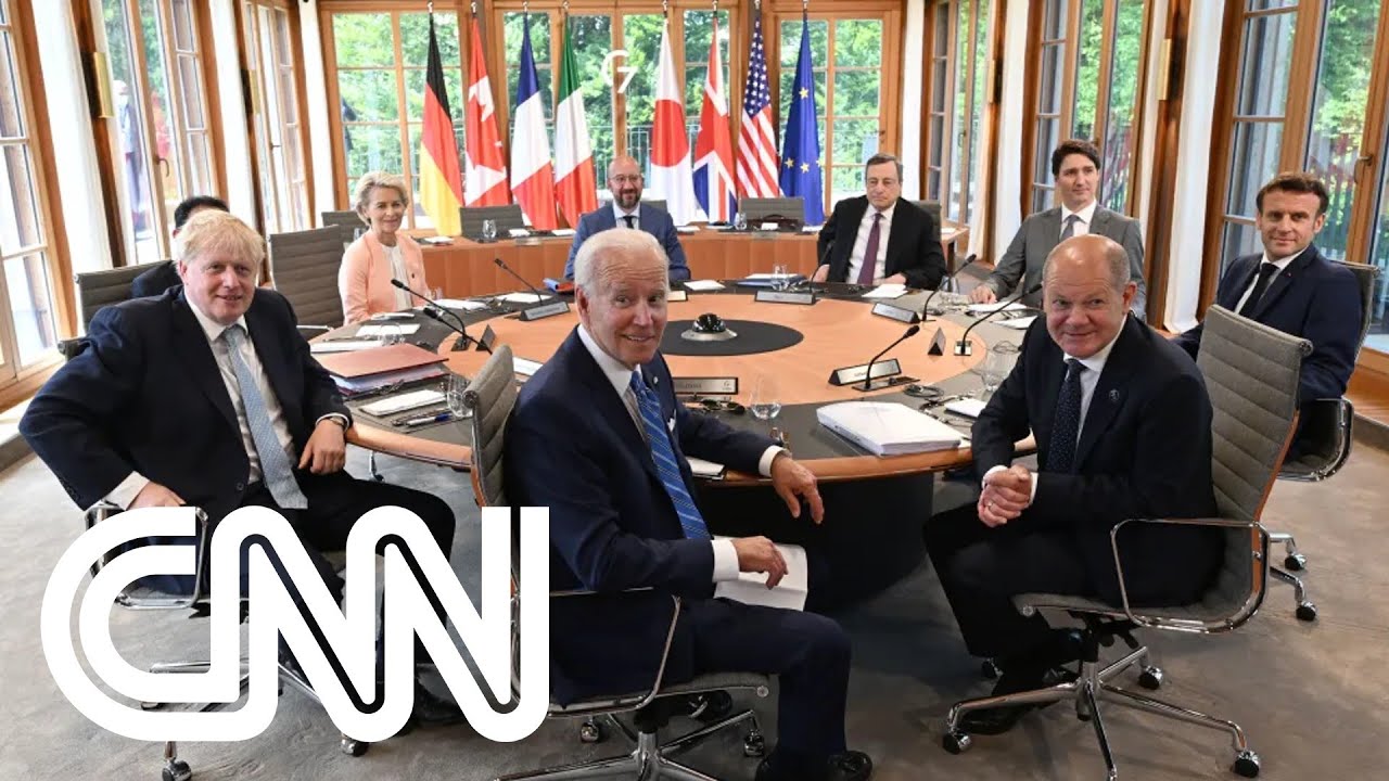 Líderes do G7 se reúnem na Alemanha para discutir crise global | CNN DOMINGO TARDE