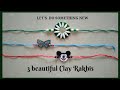 Last minute Rakhi Making Idea | Reusable handmade Butterfly, Micky Mouse and Daisy Flower Rakhi