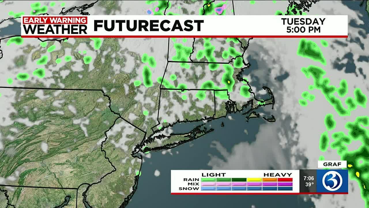 FORECAST: Cooler than normal with shower chances - YouTube