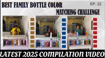 THE MOST FUNNY, SMART & VERY ENTERTAINING BOTTLE COLOR MATCHING CHALLENGE - FAMILY GAME SHOW 