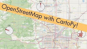 MetPy Mondays #323 - Mapping Wind Roses on OpenStreetMap with CartoPy