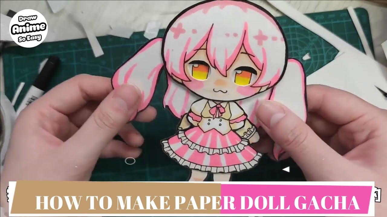 PAPERMAU Tachibana Kanade Paper Doll In Chibi Style  by NyaModeling
