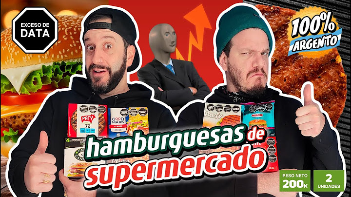 Probamos TODAS las HAMBURGUESAS de SUPERMERCADO | ¿Cuál es la MEJOR BURGER ARGENTINA? 🍔 ¿Y la peor?