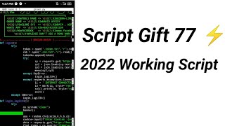 CLONE SCRIPT GIFT 77 || ⚡ WAIT A 1 DAY 🖤