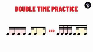 Double Time Rhythms From 16th To 32nd Notes - Rhythm Practice 🥁🎶
