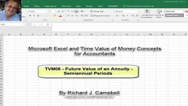 TVM08   Future Value of an Annuity   Semiannual Payments