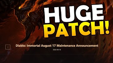 Dungeon Changes - NEW Events - NEW Gear - FREE REWARDS? | PATCH NOTES | Diablo Immortal