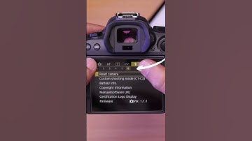 Reset All Settings Canon EOS R6 II #clickwithzeel
