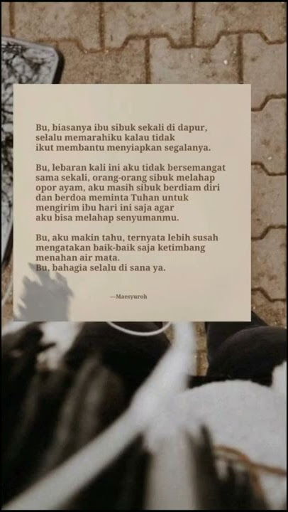 lebaran tanpa seorang ibu #shorts