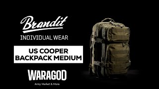 WARAGOD x Brandit US Cooper medium batoh 25L