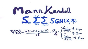 How to do Mann-Kendall Test in Excel by using Data-Tool | Trend Analysis