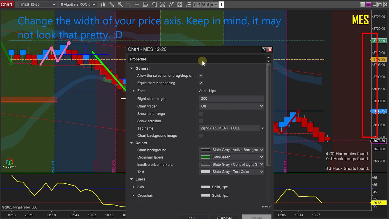 20 How To Increase Width Of Price Axis On NinjaTrader 8 YouTube 20 How To Increase Width Of Price Axis On NinjaTrader 8 YouTube