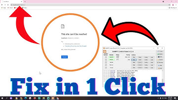 Localhost refused to connect in xampp |This site can