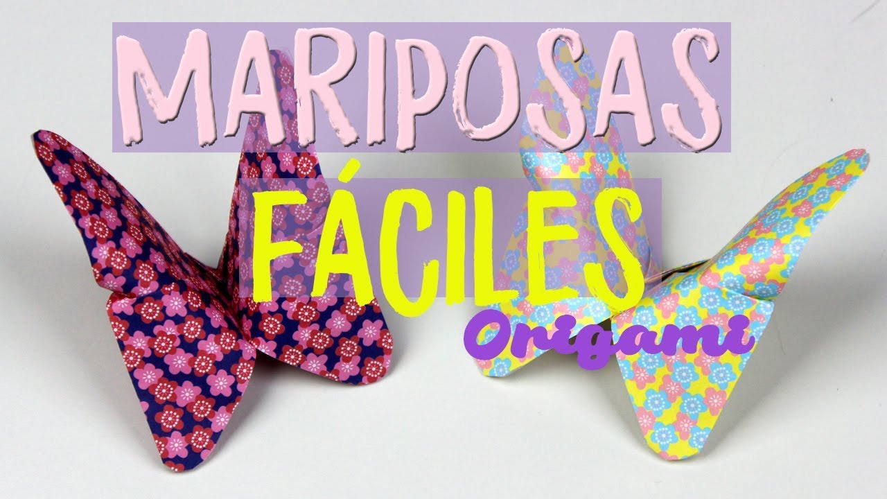 How to make origami butterflies? manualidades raudales