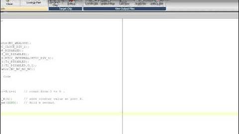 PIC C Compiler simple Example