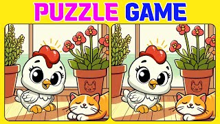 🧠🧩Spot the Difference | Puzzle Game 《A Little Difficult》 screenshot 2