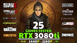 RTX 3080 Ti Test In 25 Games at 1440P, 4K, DLSS & RT (2023)