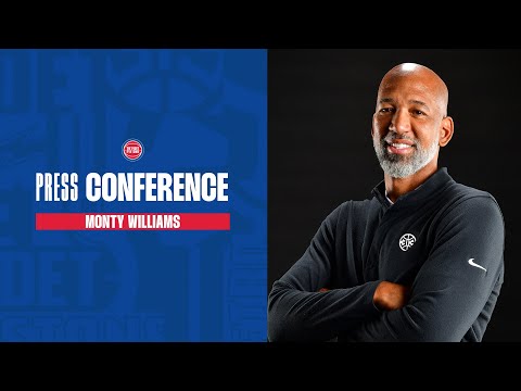 Introducing our New Head Coach: Monty Williams | Press Conference | Pistons TV