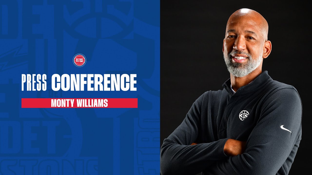 Monty Williams Detroit Pistons news conference Livestream replay