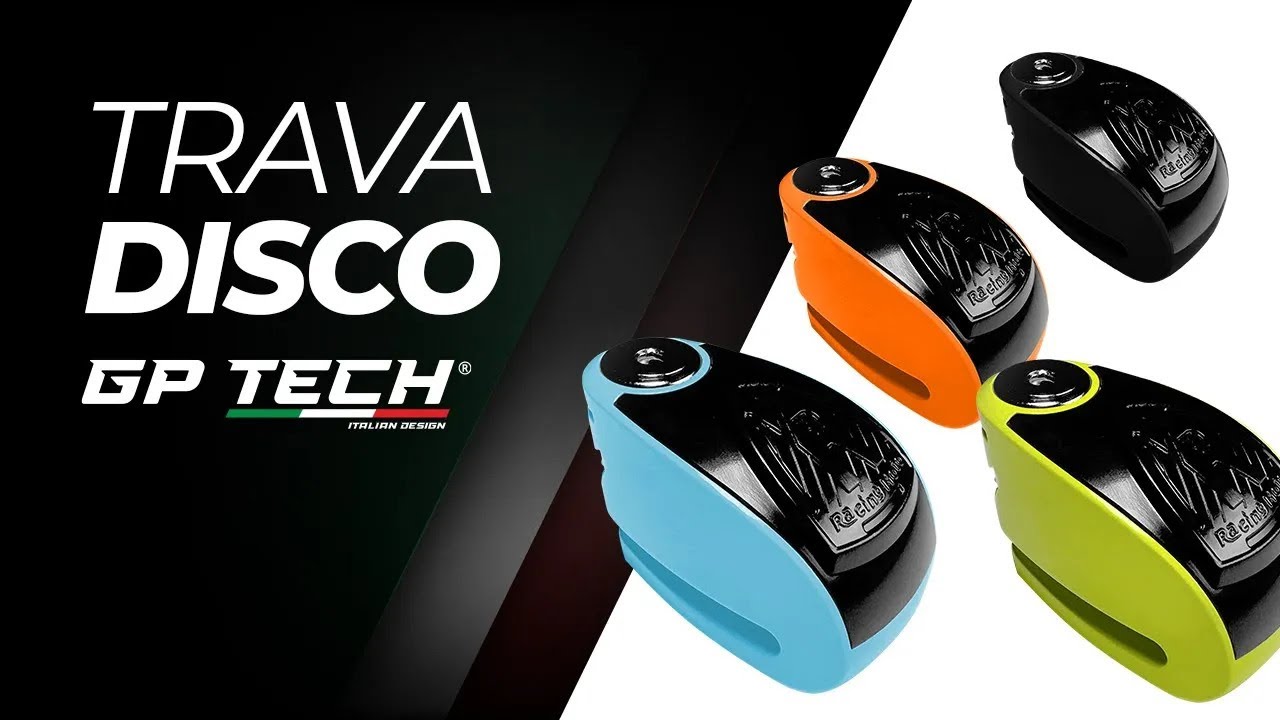 TRAVA DISCO COM ALARME ZX7104-5 MEDIA - GP TECH - YouTube