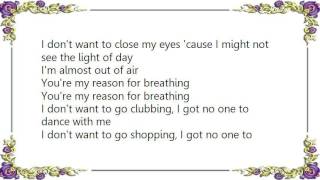 George Benson - Reason For Breathing Lyrics