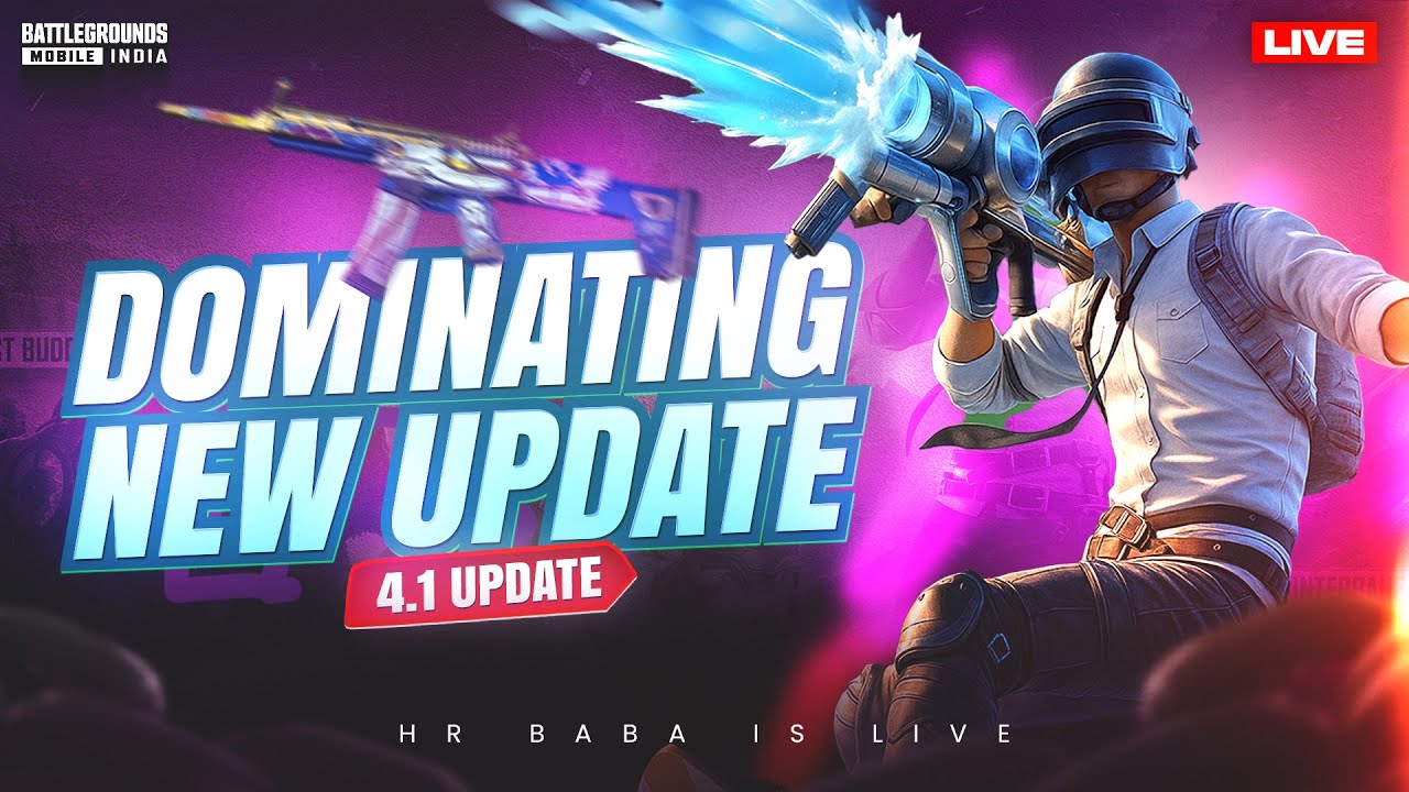 SUNDAY CHILL STREAM | NEW 4.1 UPDATE IS HERE BGMI LIVE | JOIN TEAM CODE