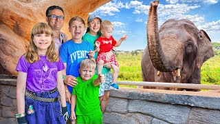 oliver and adams epic zoo adventure at emirates park abu dhabi
