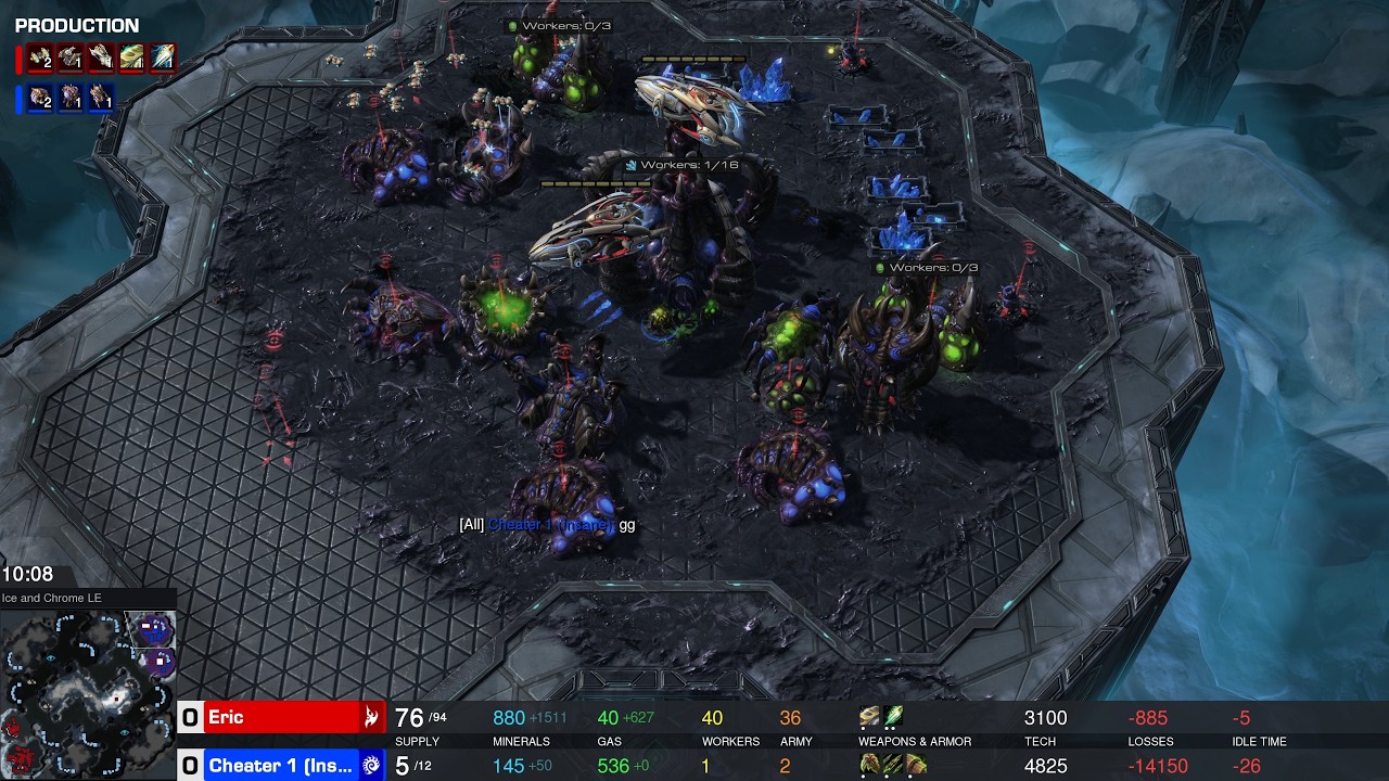 StarCraft II | 2026-03-29 | [PvZ] Protoss (Python-Controlled) [Red] vs ...