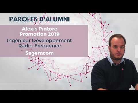 Paroles d'Alumni - Alexis Pintore - Ingénieur Radio-Fréquence chez Sagemcom