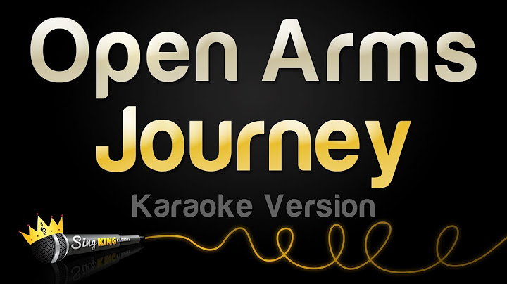 Open Arms Karaoke version - Karaoke performance video thumbnail