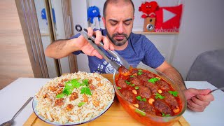 اكلة كباب هندي السوري موكبانغ Syrian Kebab Hindi Mukbang Eating Show