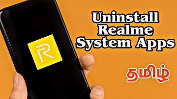 Uninstall Realme System Apps✌️Without Root In Tamil🔥| Tips&Tricks | Rv Tech-தமிழ் |