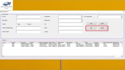 How To Make A VBA VlookUp Data Entry Form In Microsoft Excel With Edit and Delete Ep 2