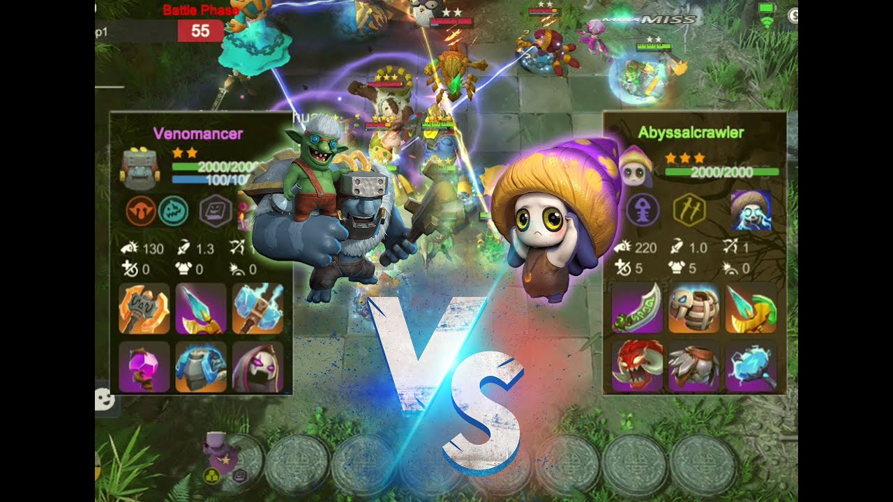 Venomancer vs Abyssalcrawler Locked Item (Auto Chess Mobile #2)