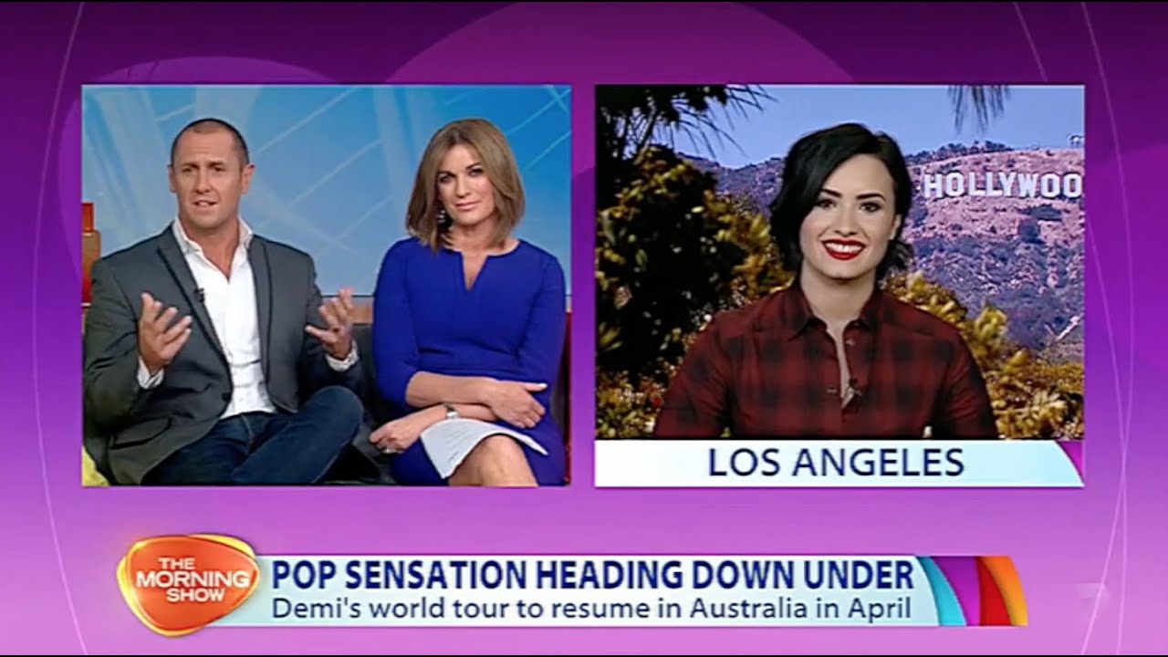 Demi Lovato Interview on The Morning Show - 4th March 2015