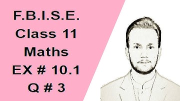 11th Class Maths | Chapter 10 | Exercise 10.1 | Question 3 | Trigonometric Identities