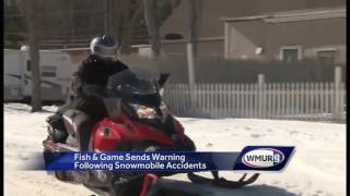 WATCH: Fish and Game snowmobile trails warning screenshot 3