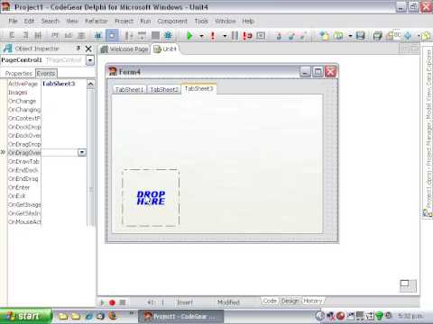 Delphi Programming Tutorial #44 - Drag and Drop