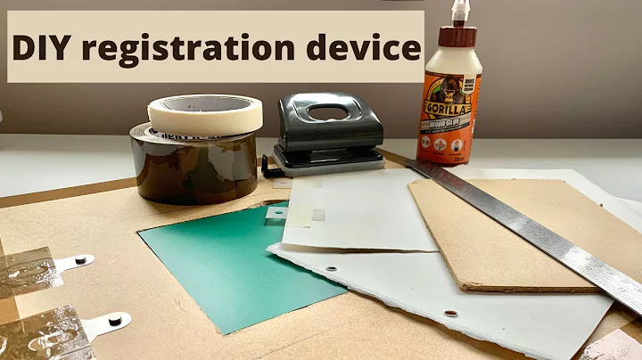 DIY registration device for printmaking - Ep. 5 Qu...