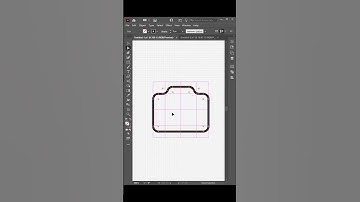 Create Camera Icon in Adobe Illustrator #shorts #adobeillustratortutorial