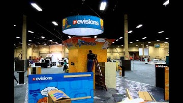 Time Lapse Video of Evisions Booth Setup at 2012 Summit