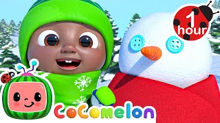 Let's Build A Snow Friend | Cocomelon | 🔤 Moonbug Subtitles 🔤 | Learning Videos