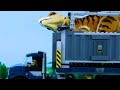 LEGO Jurassic World T-Rex Transporter STOP MOTION LEGO Dinosaur Truck | LEGO Dino | Billy Bricks
