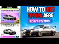 How to Get the Toyota Trueno AE86 Forza Edition in Forza Horizon 6!